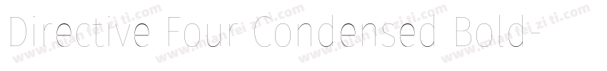 Directive Four Condensed Bold字体转换